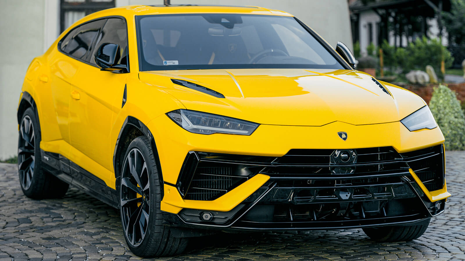 Yellow Lamborghini Urus